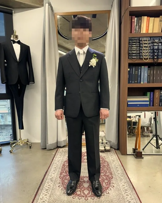 신랑 예복 맞춤정장 후기 - 167cm 신랑님, 맞춤예복 하나로 비율이 달라졌습니다